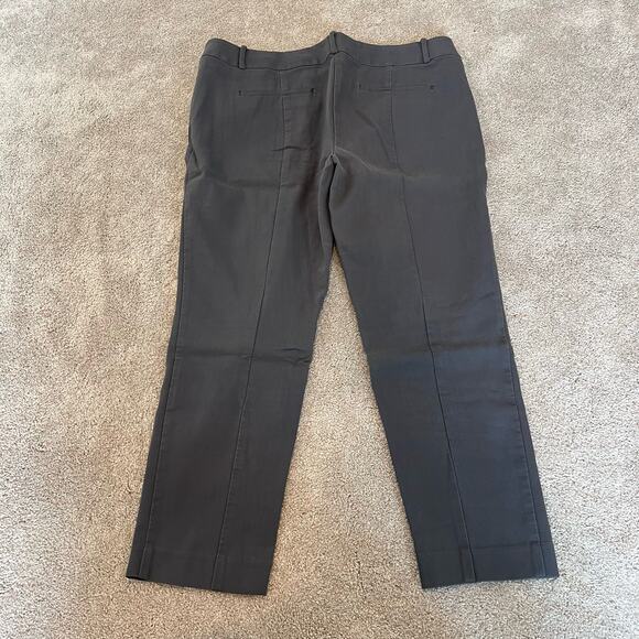 Loft Women's Curvy Skinny Dress Pant Trousers Grey Size 16 Plus - Picture 2 of 8